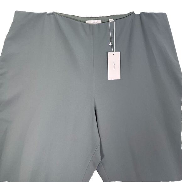 VINCE Crop Flare Pants in Sea Stone XXXL NWT $295 Career Preppy Pull On - Picture 4 of 13